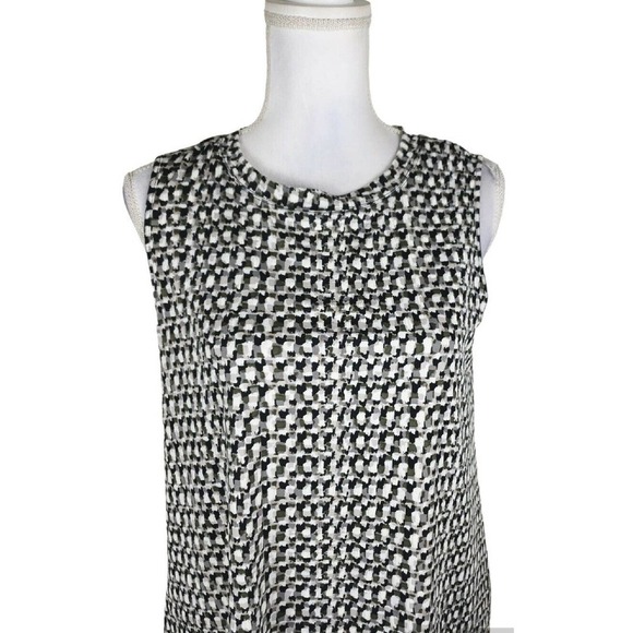 APT. 9 ~Woman Size16W-22W~ Black/White Sleeveless Flare Dress Unlined NWT - Picture 9 of 12